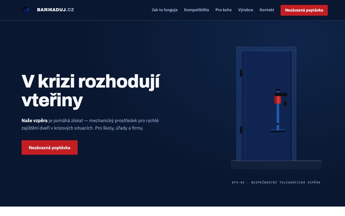 Náhled webu BARIKÁDUJ